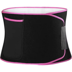 Keroius Waist Trainer & Trimmer Belt Slimming Sweatband vīriešiem un sievietēm Tummy Wrap Workout