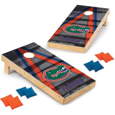 Wild Sports koka turnīru komplekts, ar tiešo apdruku, Florida Gators, ideāli piemērots pagalmam, pludmalei, parkam, ballītēm, brīvdabā un iekštelpās.
