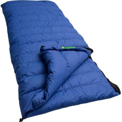 Lowland Outdoor® Companion CC īpaši plats pūku guļammaiss, zils, 220 x 100 cm