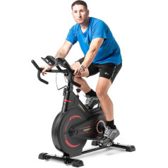 Spinnard velosipēds QM 300 - melns - Ideāls mājas fitnesa aprīkojums