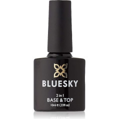 BLUESKY Kombinēta virsējā un bāzes UV/gela nagu laka, 10 ml