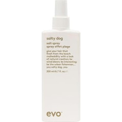 Evo Salty Dog matu laka Salty Dog 200 ml matu laka vīriešiem un sievietēm matu izsmidzināmajam tekstūrai un apjomam I Matu laka pludmales efekts smalkiem matiem