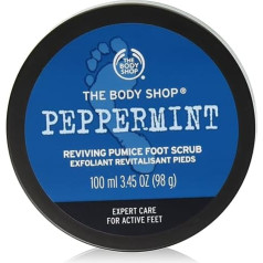 Piparmētru izlīdzinošs pumeks pēdu skrubis, kas izlīdzina un mīkstina raupju ādu 100ml