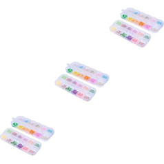 6 kastes Cut Clay Fruit Sequins for Crafts Resin Pendant 3D Nail Art Sequins Nail Art Disc Arbūzu apdare Mini kulons izgatavots no sveķu naglu uzlīmes Polimēru māla