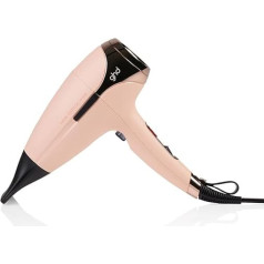 ghd Helios Pink Peach matu žāvētājs, profesionāls matu žāvētājs ar bezsuku motoru un jonu tehnoloģiju