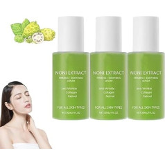 Noni enerģijas flakons, Noni ekstrakta sejas serums, Korejas pretgrumbu esence, pretnovecošanās flakons, sejas serums, pret grumbām un sīkām grumbiņām, 3 iepakojums