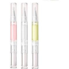 oihgerg Radiant Nail Growth Oil, kosmētikas nagu augšanas eļļa, nagu eļļa kutikulu pildspalvām, kutikulu revitalizators nagu ādas kopšanai (3 gab.)
