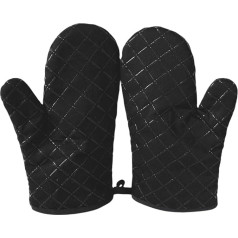 1 Paar hitzebeständige Ofenhandschuhe, rutschfeste Silikon-Ofenhandschuhe, Küchenhandschuh zum Grillen, Mikrowelle, Pizza, Kochen, Backen, Grillen
