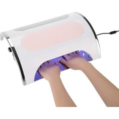 3-in-1 nagu putekļu savācējs, daudzfunkcionāla elektriskā nagu urbjmašīna, nagu mākslas putekļu savācējs, UV LED gaisma nagu studijai, 100-240 V (ES kontaktdakša)