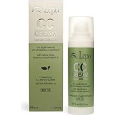 CC KRĒMS 100% dabīgie māli, babasū eļļa un E vitamīns, 02-Beige orange 30 ml Ražots Itālijā