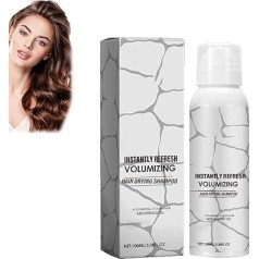 Halovidas Trockenshampoo, sofort erfrischendes Volumenshampoo, natürliches sofort trocknendes Volumenshampoo, Anti-Frizzing-Shampoo ohne Ausspülen, erfrischend und nicht fettend (1gab)