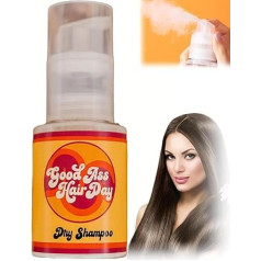 Matu dienas sausais šampūns, 60ml matu dienas sausais šampūns, dabīgs, bez aerosola, matu dienas šampūns, sausais šampūns, dabīgs, matu sausais šampūns (1 gab.)