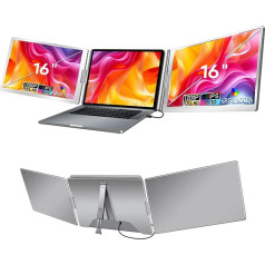 Portatīvo datoru monitori smart life s880 16 '' 2 monitori,ips,1920x1200