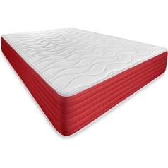 Duérmete Online Lite viskoelastiskais matracis Reversible Ciets un ērts Ziema Vasara Baltā krāsā 30 cm augstums 180 x 200 cm