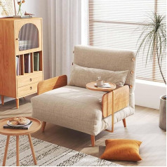 Leomix Mūsdienīgs dīvāns gulta 3 in 1 dīvāns gulta Futon dīvāns gulta Šozā atpūtas stūrītis Dzīvojamā istaba Guļamistaba Birojs Mazie dzīvokļi