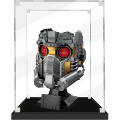 Icuanuty Akrila vitrīna Lego 76251 Star-Lord's Helmet/75328/75304/75349/75350/75327/75351 modeļiem 75296,75305,75957,76421,77905,77906,755 343,7 6199,76285,75276,75328,75274,75324