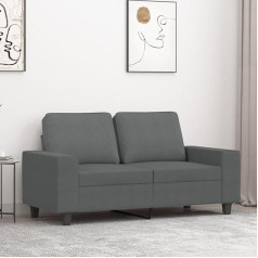 Mengtu Divvietīgs divvietīgs dīvāns Divāns Dīvāns atpūtas dīvāns Mīkstās atpūtas dīvāns Viesu dīvāns Relax dīvāns Mīļas atpūtas dīvāns Dzīvojamā istaba Guļamistaba Viesu istaba Tumši pelēks 120 cm audums
