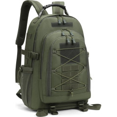 VINBAGGE Militārā taktiskā pārgājienu mugursoma Āra ūdensizturīga Trekking vīriešu 35L/40L Molle Assault Survival taktiskā ceļojumu darba mugursoma medību mugursoma skolas mugursoma zēniem - zaļa, zaļa
