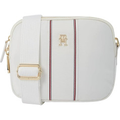 Tommy Hilfiger Sieviešu maku somiņa ar kameru Corp Aw0aw17230 Crossover, balta (Ecru Corp)