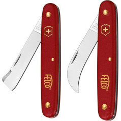 Felco 3.90 20 Okuļ nazis (Rožu nazis 10 cm, daudzfunkcionāls nazis labās rokas lietotājiem, ar mizas pacēlāju, ar nerūsējošā tērauda asmeni)