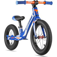 PROMETHEUS BICYCLES līdzsvara velosipēds no 2 gadiem 3 zēniem un meitenēm Premium bērnu līdzsvara velosipēds 14/12 collu ultravieglais magnija rāmis ar kāju balstu stūres trieciena ierobežotājs APUS modelis