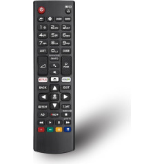 Universāla tālvadības pults LG Smart TV AKB75095308 priekš LG TV 43UJ634V 55UJ634V 65UJ634V 55UK6400PLF 43UK6470PLC 55UK6300
