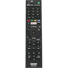 VINABTY RMT-TX100D RMT-TX102D Rezerves tālvadības pults Sony TV KDL-32R500C KDL-32RD433 KDL-40R45XC KDL-40R55XC Aizstāj RMF-TX200E RMFTX200E