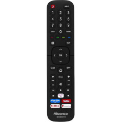 55A7100FTUK Fernbedienung kompatibel mit Hisense Smart 4K Ultra HD HDR LED televizori