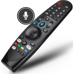 Voice Magic Remote AKB75855501 Nur für LG Smart TV Magic Remote Ersatz AN-MR20GA AN-MR19BA AN-MR18BA AN-MR650A 2020 2019 2019 2018 2017 Modelle