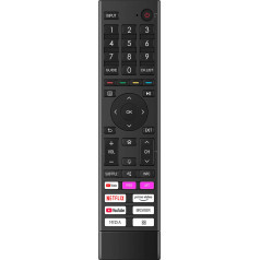 AULCMEET ERF3N80 ERF3N80H Rezerves balss tālvadības pults, kas piemērota Hisense OLED Smart TV 55A85HCH 55A86HCH 55A88HNE 55A8DH 55A8EH 55A8FH 55A8DHCH 55A8EHCH 55A89HNE 55A85HTUK