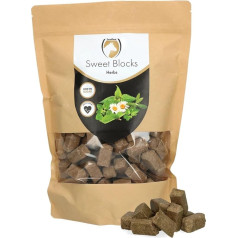 Excellent Horse Sweet Herbs Blocks - kārumi zirgiem - bez cukura - zirgi - zāļu garša - gabaliņi - balva - 1 kg