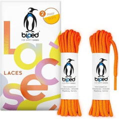 biped Šņores 2 pāri plīsumiem izturīgu auklu sieviešu, vīriešu un bērnu apaviem, ādas apaviem, zābakiem, zābakiem - darba, brīvā laika un sporta apaviem - poliestera auklas apaļš diametrs 4 mm z2914,