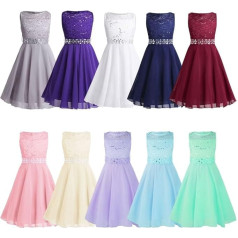 Barielle 10010 Deju kleita mežģīņu ballīte kleita Fokini ar noņemamu rhinestone jostu Meitenes Kids 110-176