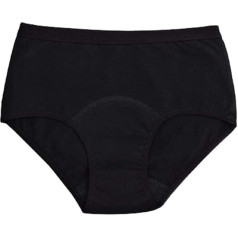 IMSEVIMSE Hipster perioda biksītes, melnas, XL izmērs, vidēja plūsma (iepakojumā 1 gabals)