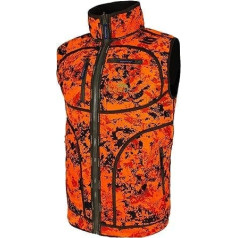 Pilna mundur Digital Green Camo un Blaze Camo oranža medību veste, grozāma vīriešiem, vēja necaurlaidīga ūdensnecaurlaidīga