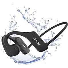 flymory Bone Conduction austiņas, Bluetooth 5.3 ūdensizturīgas austiņas peldēšanai IPX8 Open Ear austiņas MP3 32G atmiņa bezvadu zemūdens sporta austiņas peldēšanai, skriešanai