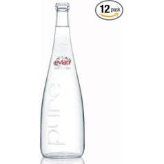 Evian (Evian) Minerālūdens pudele 750 ml pudele X12