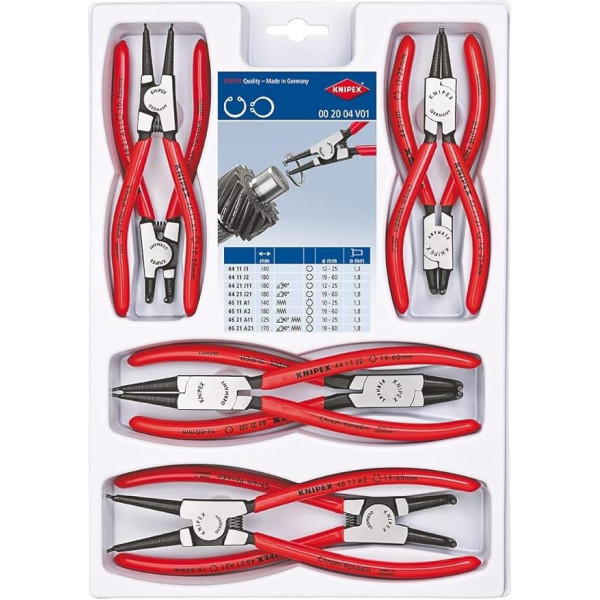 Knipex knaiblīšu komplekts 8 gab. 20 00 04 V01