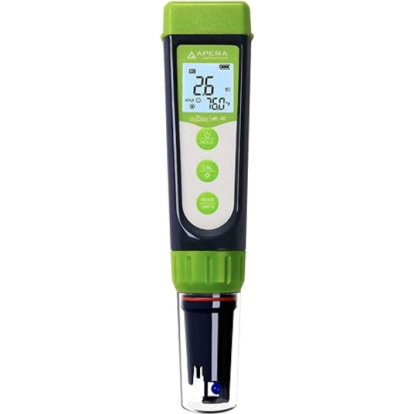 Apera GroStar GS4 pH / EC kabatas mērītāju komplekts (Gen II) pH / EC / 500ppm / 700ppm mērījumiem augkopībā.