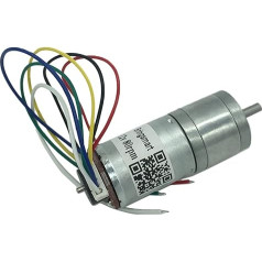 SEVOLY Bringsmart JGA25-371 Encoder Gear Motor 12V DC for High Torque Mini Electric Motor Micro Electric Parts for Toys (Size : 12V 110rpm) 32855724293