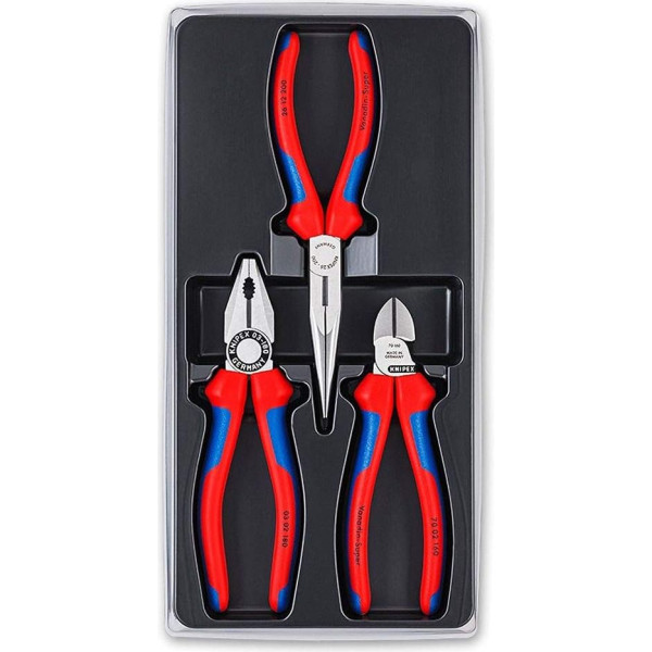 Knipex 002011 3 knaiblīšu komplekts