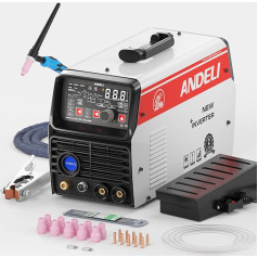 ANDELI AC/DC TIG alumīnija metināšanas iekārta LED ekrāns MMA/Lift TIG/HF TIG/180AMP 220V digitālais TIG TIG TIG-250 ACDC metināšanas iekārta