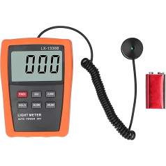 Lichtphotometer, ABS-Metall-Handbereichslicht-LCD-Auto-Off-Beleuchtungslichtmesser für den Bau