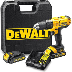 Dewalt XR DCD776 °C3 QW urbis ar āmuru 18 V 13 mm, 1,3Ah litija jonu akumulators, ar 3 akumulatoriem un cieto koferi