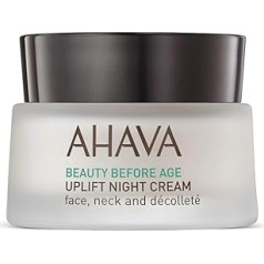 AHAVA Uplift Night 50 ml Nāves jūras krēms sievietēm un vīriešiem [sejai un kaklam] Pretnovecošanās krēms sievietēm un vīriešiem sejai un kaklam