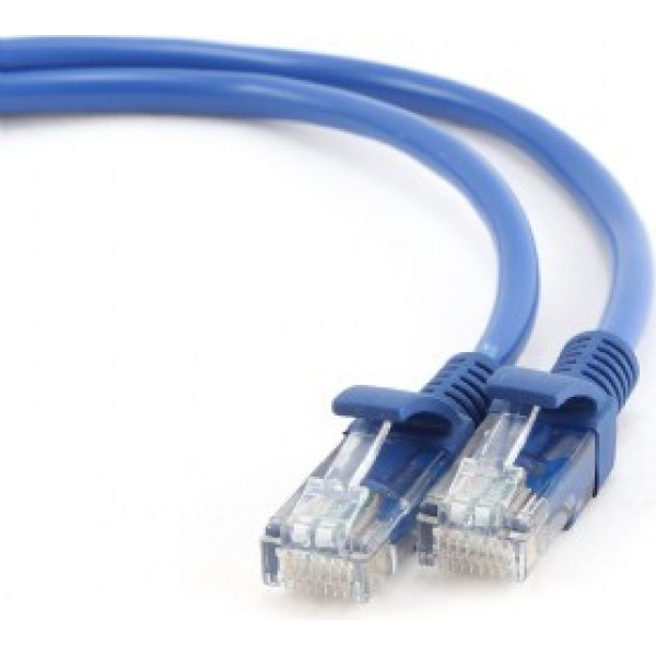 Patch cord cat.5e kat.5e ar apvalku 1.5m zils 1.5m