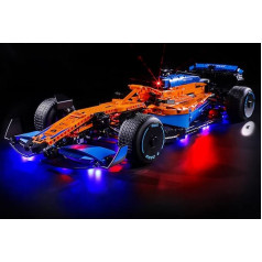 Lightailing Gaismas komplekts Lego Technic McLaren Formula 1 konstruktora modelim - LED apgaismojuma komplekts, kas saderīgs ar Lego 42141 - modeļa komplekts nav iekļauts komplektā