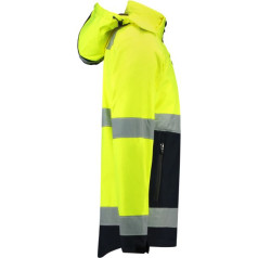 Divkrāsu EN ISO 20471 Softshell jaka M MLI-T5297 fluorescējoši dzeltena / XL