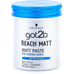 ‎Got2B Schwarzkopf Got2B Beach Matt Surfer Look Matt Paste, упаковка из 6