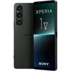 Sony Xperia 1 V Green - 16,5 cm (6,5 collu) 21:9 platleņķa 4K HDR OLED - 120 Hz atsvaidzināšanas frekvence - Trīs objektīvi (ar nākamās paaudzes sensoru un ZEISS) - 3,5 mm audio ligzda - Android 13 - bez SIM kartes - Dual SIM